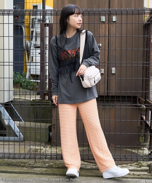 セール】KISS ロゴ ロンT / ロックTシャツ / バンドTシャツ（T