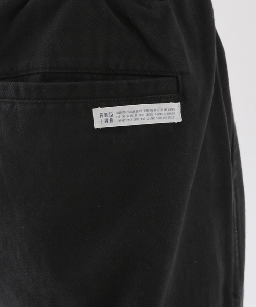ANGLAN(アングラン)の「【ANGLAN / アングラン】Double Knee Color Block Pants(カーゴパンツ・レディース・ブラック・FREE)」の14枚目の写真
