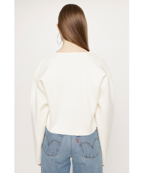 SLY（スライ）の「WASHABLE HG V/N CROP C/D ウォッシャブル