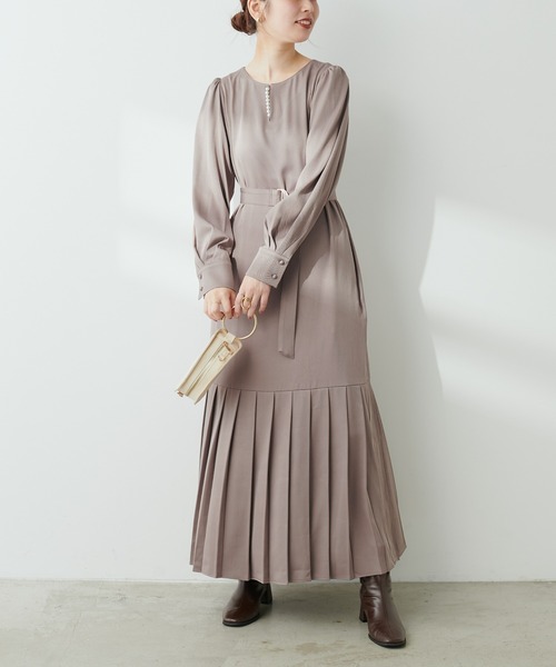 natural couture（ナチュラルクチュール）の「osonoパール取外し裾