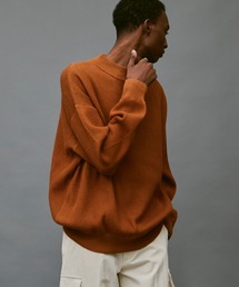 soerte（ソエルテ）の「Loose plating crew neck knit/ルーズプレーティングクルーネックニット（ニット/セーター）」