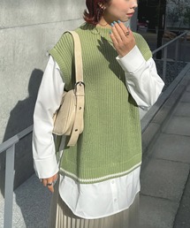 AS KNOW AS PLUS｜アズノゥアズプラスのニット/セーター（グリーン