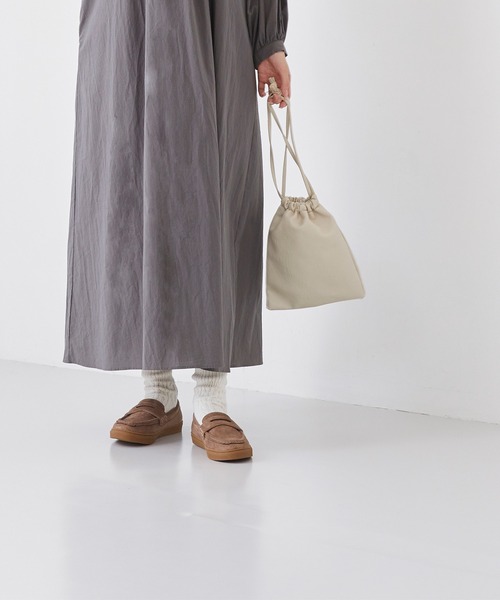 あったか 撥水 モカシン ローファー（モカシン/デッキシューズ