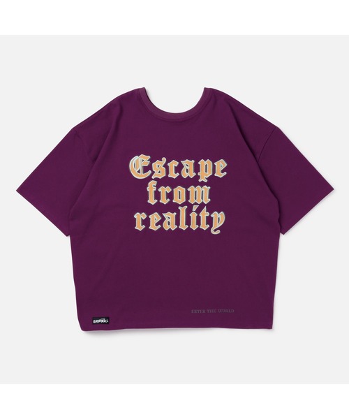 genzai(ゲンザイ)の「F & B Enter TEE(Tシャツ/カットソー・メンズ・パープル/ブラック・MEDIUM/LARGE/X-LARGE)」の1枚目の写真