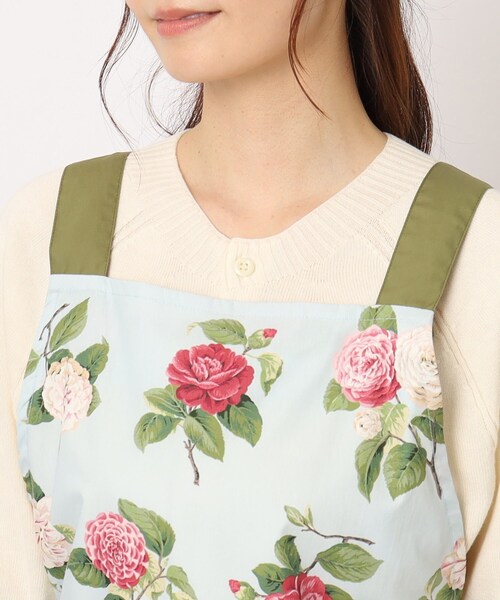 LAURA ASHLEY（ローラアシュレイ）の「カミール柄 エプロン（エプロン・レディース・ブルー系5/アイボリー系・00）」の9枚目の写真