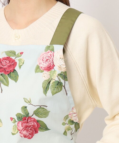 LAURA ASHLEY（ローラアシュレイ）の「カミール柄 エプロン（エプロン・レディース・ブルー系5/アイボリー系・00）」の10枚目の写真