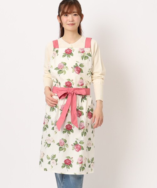 LAURA ASHLEY（ローラアシュレイ）の「カミール柄 エプロン（エプロン・レディース・ブルー系5/アイボリー系・00）」の15枚目の写真