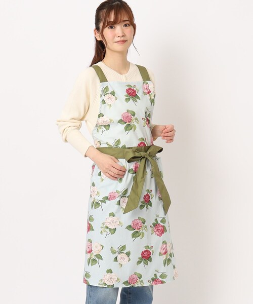 セール】カミール柄 エプロン（エプロン）｜LAURA ASHLEY