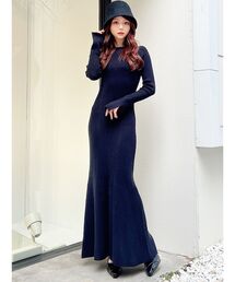 RESEXXY | 【M】ラグランスリーブニットワンピース(ワンピース)