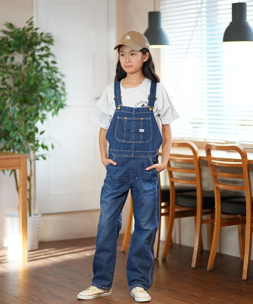 Lee（リー）の「Lee/リー キッズ ロンパン オーバーオール ALL LK6137-436（その他パンツ・キッズ・ワンウォッシュ・130cm/160cm/150cm/140cm）」の5枚目の写真