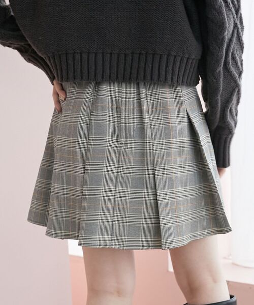 MAJESTIC LEGON(マジェスティックレゴン)の「プリーツスカパン(スカート・レディース・グレー/ベージュ/ブラック/ブラック系その他・MEDIUM)」の12枚目の写真