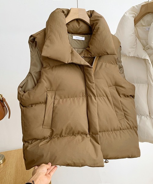 BRIEFING 中綿お洒落なホワイトベスト☆ BLANC FICELLE（ブランフィセル）の「中綿 ベスト（ベスト