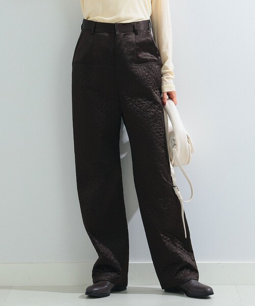 Ray BEAMS(レイビームス)の「Ray BEAMS / キルティング パンツ(その他パンツ・レディース・ブラウン/ブルー・1/0)」の6枚目の写真