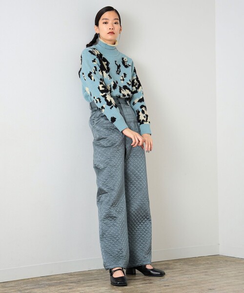 Ray BEAMS(レイビームス)の「Ray BEAMS / キルティング パンツ(その他パンツ・レディース・ブラウン/ブルー・1/0)」の8枚目の写真