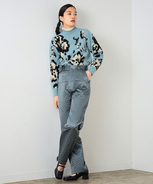 Ray BEAMS(レイビームス)の「Ray BEAMS / キルティング パンツ(その他パンツ・レディース・ブラウン/ブルー・1/0)」の9枚目の写真