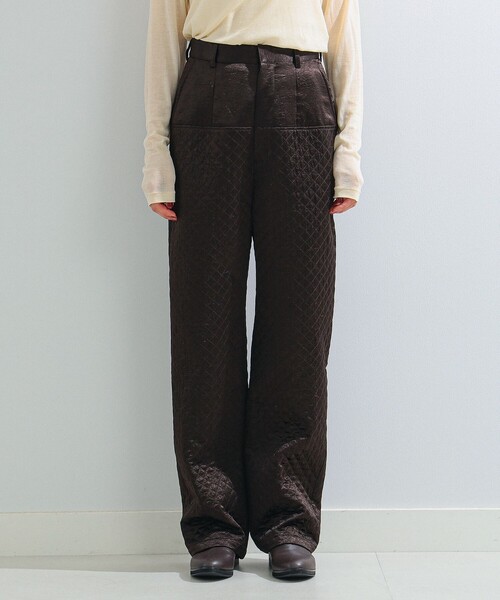 Ray BEAMS(レイビームス)の「Ray BEAMS / キルティング パンツ(その他パンツ・レディース・ブラウン/ブルー・1/0)」の13枚目の写真