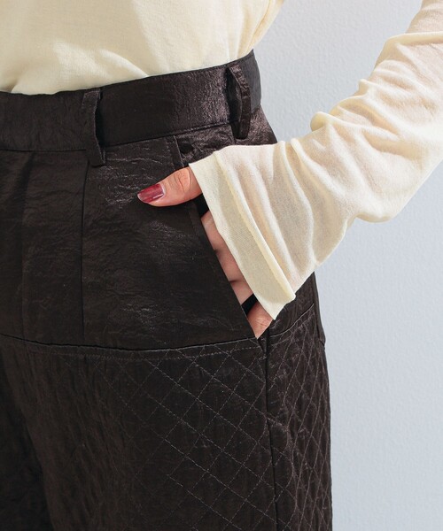 Ray BEAMS(レイビームス)の「Ray BEAMS / キルティング パンツ(その他パンツ・レディース・ブラウン/ブルー・1/0)」の18枚目の写真