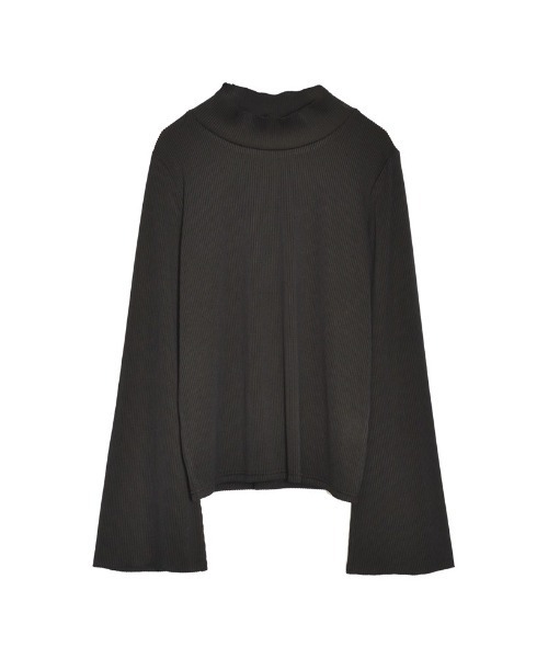 Re:EDIT（リエディ）の「リップルプリーツフレアスリーブトップス（Tシャツ/カットソー・レディース・ブラック/チャコールグレー/アイボリー・MEDIUM/LARGE）」の20枚目の写真