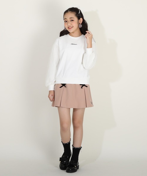 PINKHUNT（ピンクハント）の「PINKHUNT BIGリボンエナメルローファー 8789（ローファー・キッズ・ベビーピンク/ブラック・M size/L size/S size）」の3枚目の写真