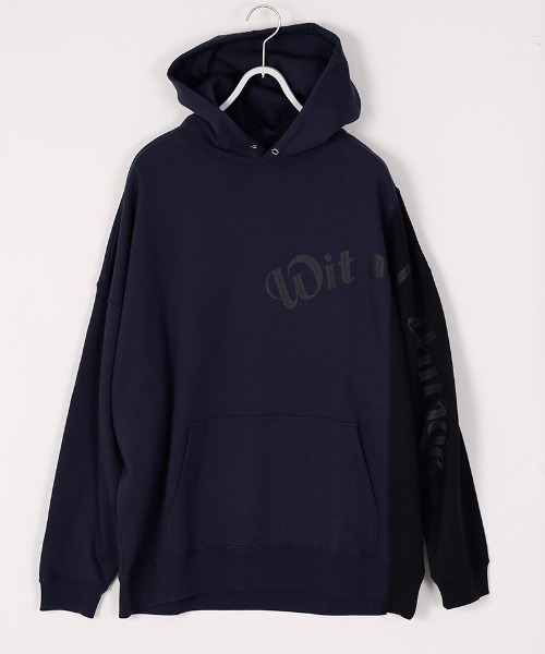 Kelen(ケレン)の「mpa3303- KIEFER クレイジープリントパーカー(パーカー・メンズ・ネイビー/ホワイト/グレー/ブラック・38/40/42)」の4枚目の写真