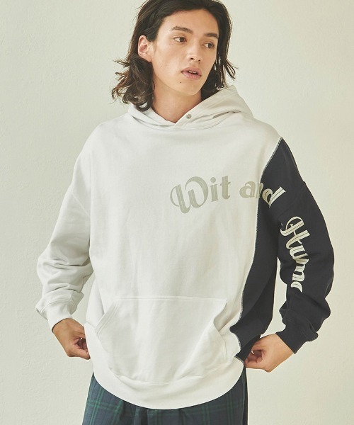 Kelen(ケレン)の「mpa3303- KIEFER クレイジープリントパーカー(パーカー・メンズ・ネイビー/ホワイト/グレー/ブラック・38/40/42)」の5枚目の写真