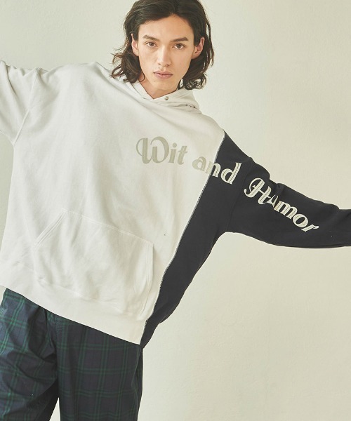 Kelen(ケレン)の「mpa3303- KIEFER クレイジープリントパーカー(パーカー・メンズ・ネイビー/ホワイト/グレー/ブラック・38/40/42)」の7枚目の写真