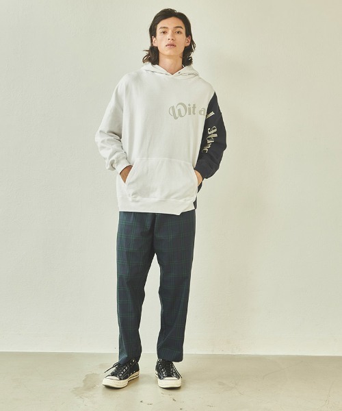 Kelen(ケレン)の「mpa3303- KIEFER クレイジープリントパーカー(パーカー・メンズ・ネイビー/ホワイト/グレー/ブラック・38/40/42)」の9枚目の写真