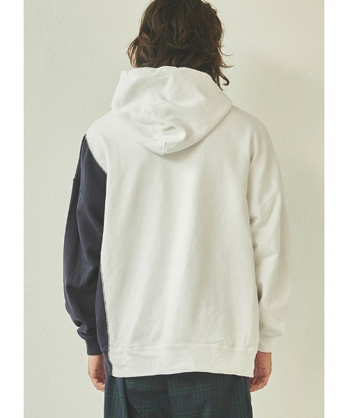 Kelen(ケレン)の「mpa3303- KIEFER クレイジープリントパーカー(パーカー・メンズ・ネイビー/ホワイト/グレー/ブラック・38/40/42)」の15枚目の写真