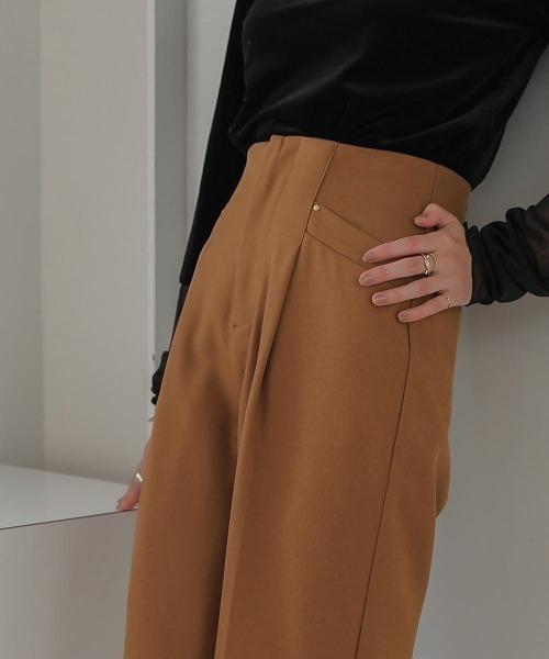 Bou Jeloud(ブージュルード)の「ポリカルゼパンツ(その他パンツ・レディース・ブラック/レッド/キャメル・38)」の6枚目の写真