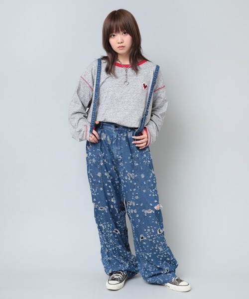 RNA(アールエヌエー)の「R4162 サスペンダータックパンツ(その他パンツ・レディース・ライトブルー・MEDIUM)」の7枚目の写真