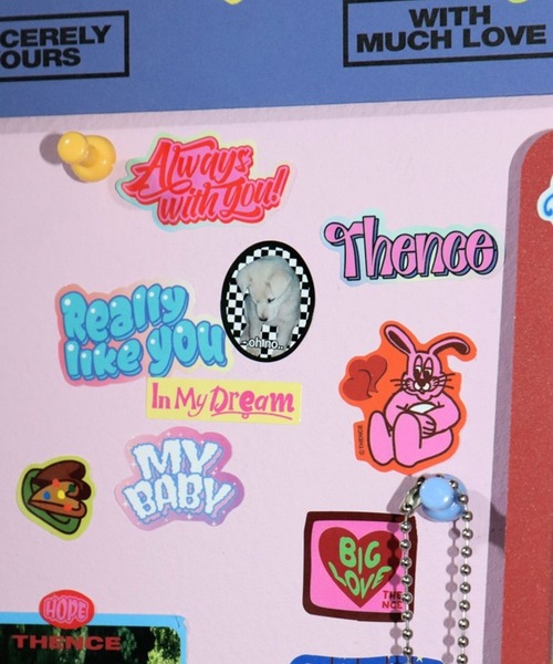 THENCE／VARIETYミニステッカー/韓国雑貨/ 2990786（ステッカー/テープ