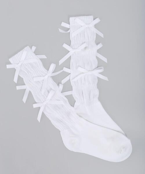 PHILLY（フィリー）の「【PHILLY】リボンソックス（ソックス/靴下・レディース・ホワイト/ブラック・FREE）」の12枚目の写真