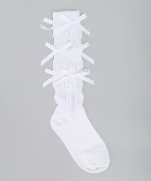 PHILLY（フィリー）の「【PHILLY】リボンソックス（ソックス/靴下・レディース・ホワイト/ブラック・FREE）」の10枚目の写真