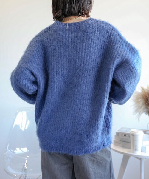 aimoha(アイモハ)の「モヘアライクニットプルオーバー (AW) (LV)(ニット/セーター・レディース・キャメル/ピンク/ブルー・FREE)」の20枚目の写真