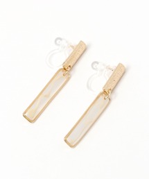 メタルクリアコンビノンホールピアス / 986390