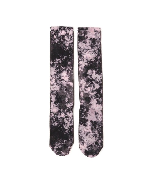 Ray BEAMS(レイビームス)の「Ray BEAMS / チュール プリント ソックス(ソックス/靴下・レディース・サックスブルー/ブラック・ONE SIZE)」の1枚目の写真