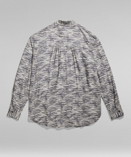 G-STAR（ジースター）の「VOLUME TOP PRINTED ALLOVER SHIRT/オーバーサイズプリントシャツ（シャツ/ブラウス・レディース・ホワイト系その他・MEDIUM/SMALL/X-SMALL）」の2枚目の写真