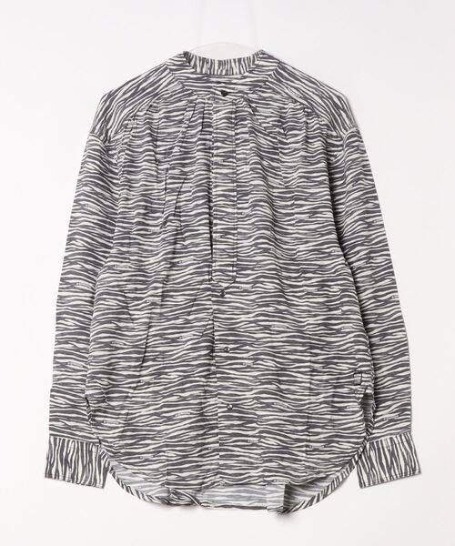 G-STAR（ジースター）の「VOLUME TOP PRINTED ALLOVER SHIRT/オーバーサイズプリントシャツ（シャツ/ブラウス・レディース・ホワイト系その他・MEDIUM/SMALL/X-SMALL）」の4枚目の写真