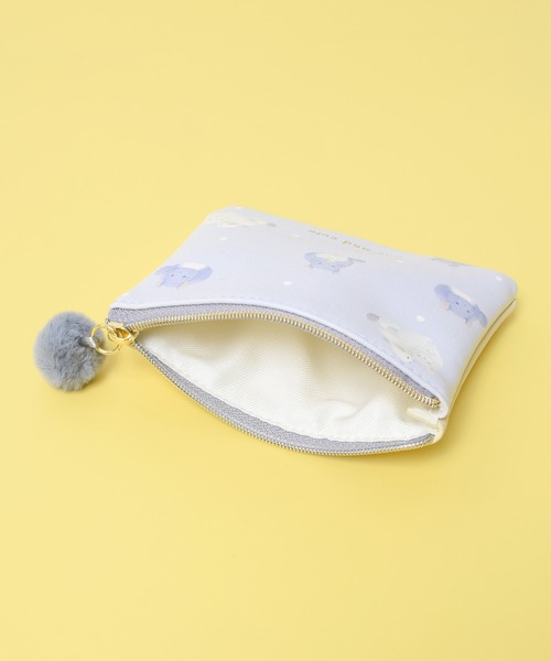 ネコ/チンチラ/ウサギ/ミニフラットポーチ（ポーチ）｜Flowering