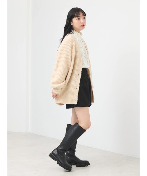 earth music&ecology(アースミュージックアンドエコロジー)の「フロントジップショートパンツ(その他パンツ・レディース・ベージュ/ブラック/チョコ・S/M)」の13枚目の写真