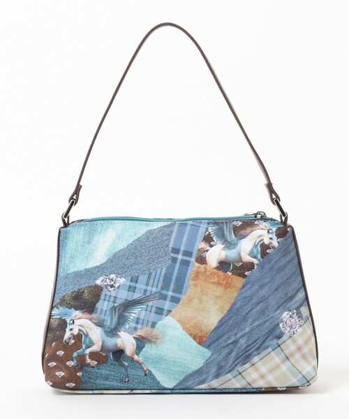 Ray BEAMS（レイビームス）の「Ray BEAMS / プリント バッグ（ハンドバッグ・レディース・ピンク/ブラウン・ONE SIZE）」の19枚目の写真