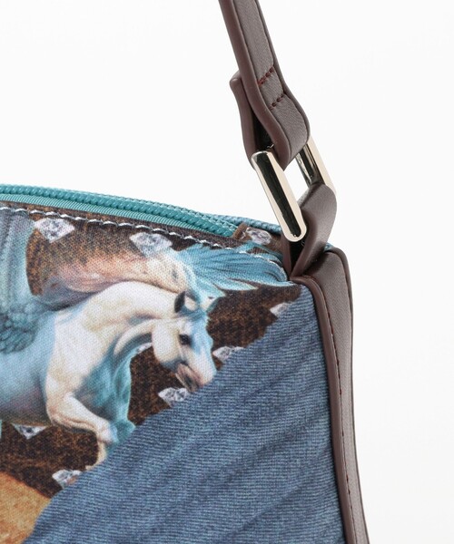 Ray BEAMS（レイビームス）の「Ray BEAMS / プリント バッグ（ハンドバッグ・レディース・ピンク/ブラウン・ONE SIZE）」の21枚目の写真