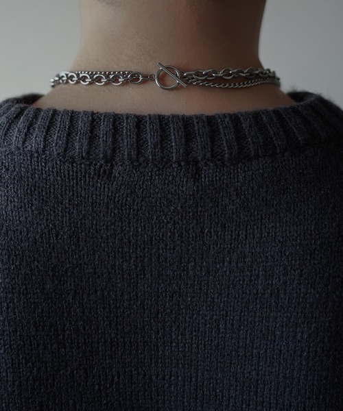 SBG（エスビー）の「SBG コンビネーションマンテルネックレス（ネックレス・メンズ・シルバー・FREE）」の5枚目の写真