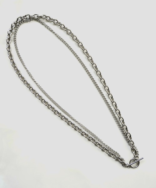 SBG（エスビー）の「SBG コンビネーションマンテルネックレス（ネックレス・メンズ・シルバー・FREE）」の7枚目の写真