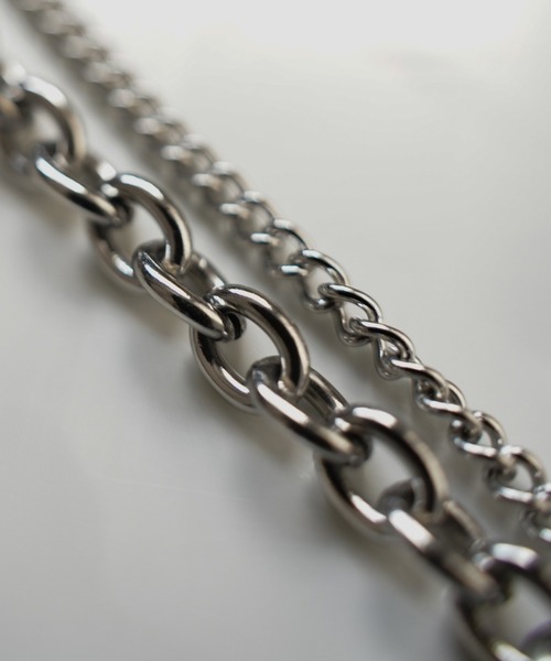 SBG（エスビー）の「SBG コンビネーションマンテルネックレス（ネックレス・メンズ・シルバー・FREE）」の8枚目の写真