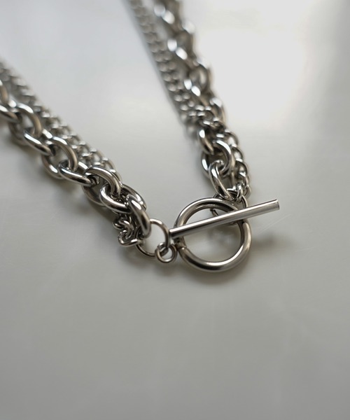 SBG（エスビー）の「SBG コンビネーションマンテルネックレス（ネックレス・メンズ・シルバー・FREE）」の9枚目の写真