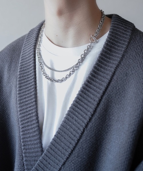SBG（エスビー）の「SBG コンビネーションマンテルネックレス（ネックレス・メンズ・シルバー・FREE）」の15枚目の写真