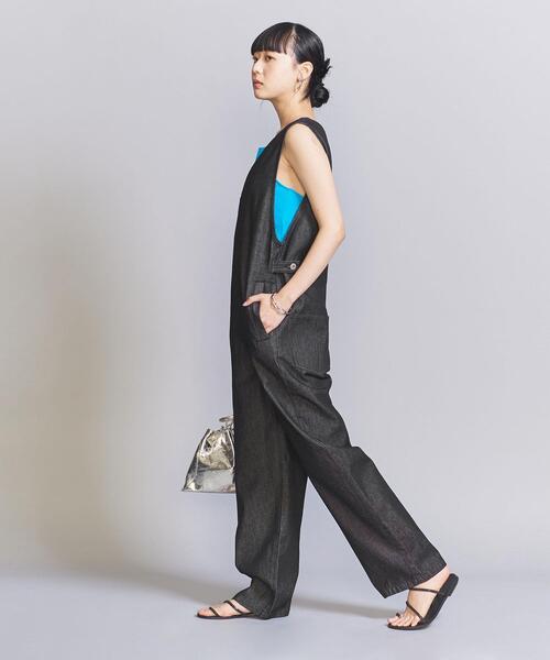BEAUTY&YOUTH UNITED ARROWS(ビューティーアンドユースユナイテッドアローズ)の「【WEB限定】デニムオールインワン -ウォッシャブル-(つなぎ/オールインワン・レディース・オフホワイト/コバルトブルー/ブラック・S/M)」の9枚目の写真