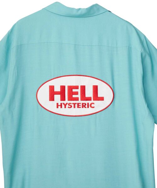 HYSTERIC GLAMOUR(ヒステリックグラマー)の「HYSTERIC HELLワッペン オープンカラーシャツ(シャツ/ブラウス・メンズ・ブラック/グリーン/ホワイト・X-LARGE/LARGE/MEDIUM/SMALL)」の12枚目の写真