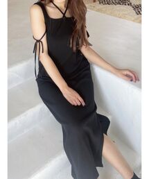 EATME | リブカットワンピース（セットアップ可能）(ワンピース)